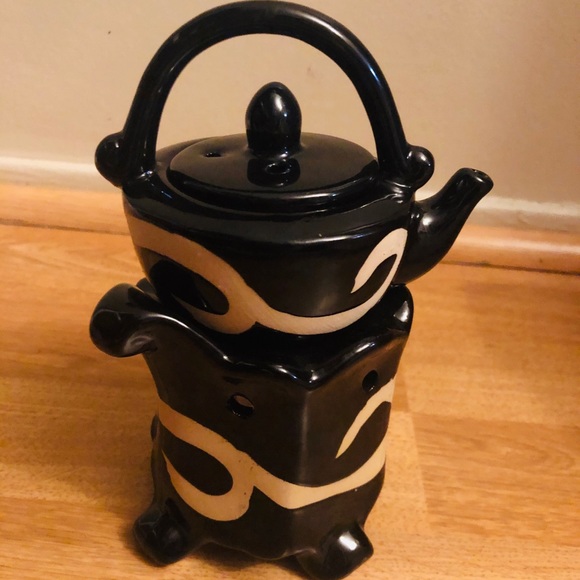 Ceramic pottery stove kettle oil burner wax warmer - Picture 3 of 15